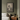 Black-framed Black-and-white Portrait Art Woman Ornate Dress Glass Scherzo Di Follia, Small Black Passe-partout, Soft Warm Gray, Pierson’s