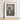 Framed Black-and-white Portrait Woman Ornate Dress Glass Eye Scherzo Di Follia, Small Black Passe-partout, Soft Warm Gray, Pierson’s