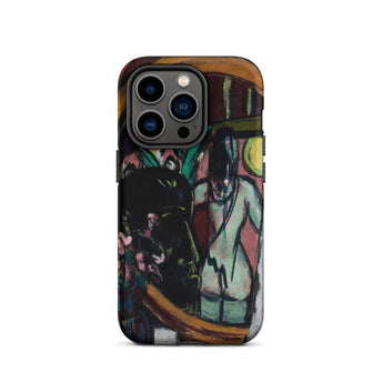 Sculptor’s Studio - Max Beckmann Iphone Case, Iphone Case Abstract Art