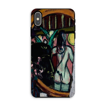 Sculptor’s Studio - Max Beckmann Iphone Case, Xs / Matte, Phone Case Abstract Painting