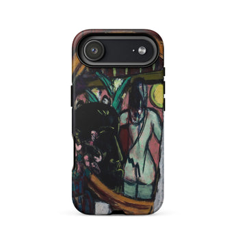 Sculptor’s Studio - Max Beckmann Phone Case Iphone 17 Air / Matte Black White Abstract Art Phone Case Modern Design Iphone