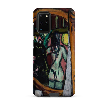 Sculptor’s Studio - Max Beckmann Samsung Case, Galaxy S20 Plus / Matte, Smartphone Case Colorful Abstract Painting Figure Elements