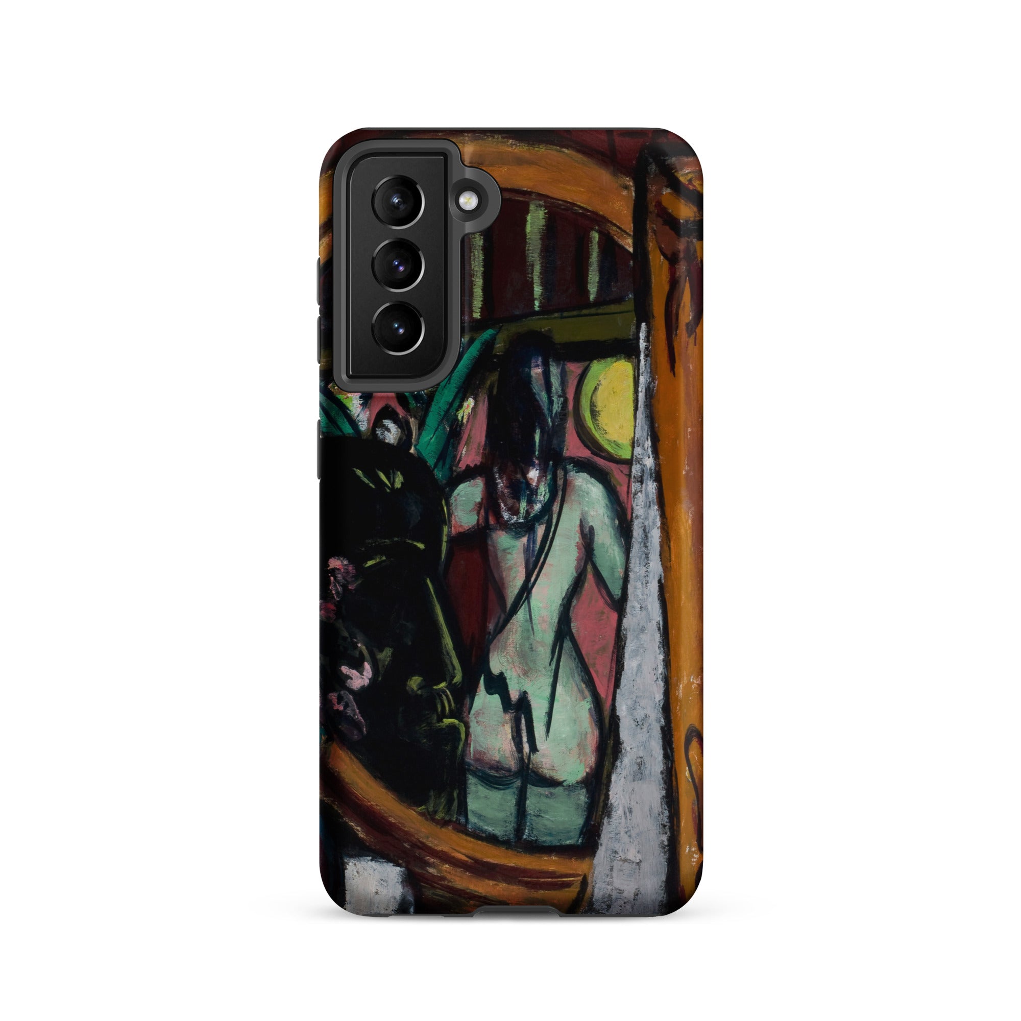 Sculptor’s Studio Max Beckmann Samsung Case, Galaxy S21 / Matte, Smartphone Case Expressionist Painting Nude Figure