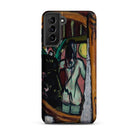 Sculptor’s Studio Max Beckmann Samsung Case, Galaxy S21 Plus / Matte, Smartphone Case Colorful Expressive Painting