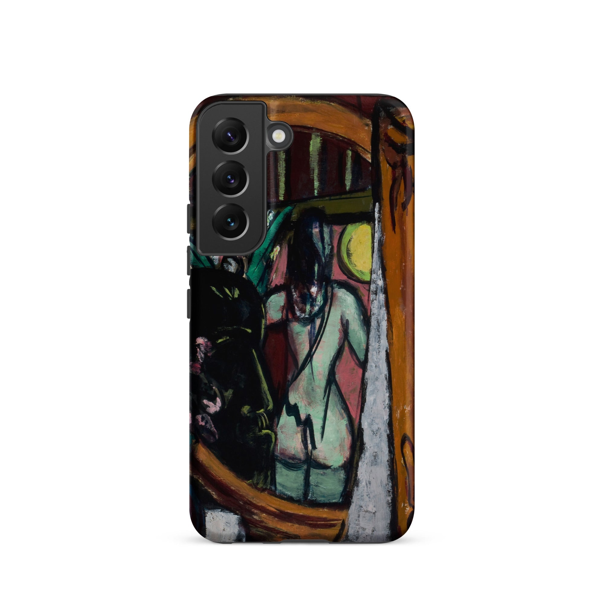 Sculptor’s Studio Max Beckmann Samsung Case, Galaxy S22 / Matte, Smartphone Case Expressionist Painting Nude Figure