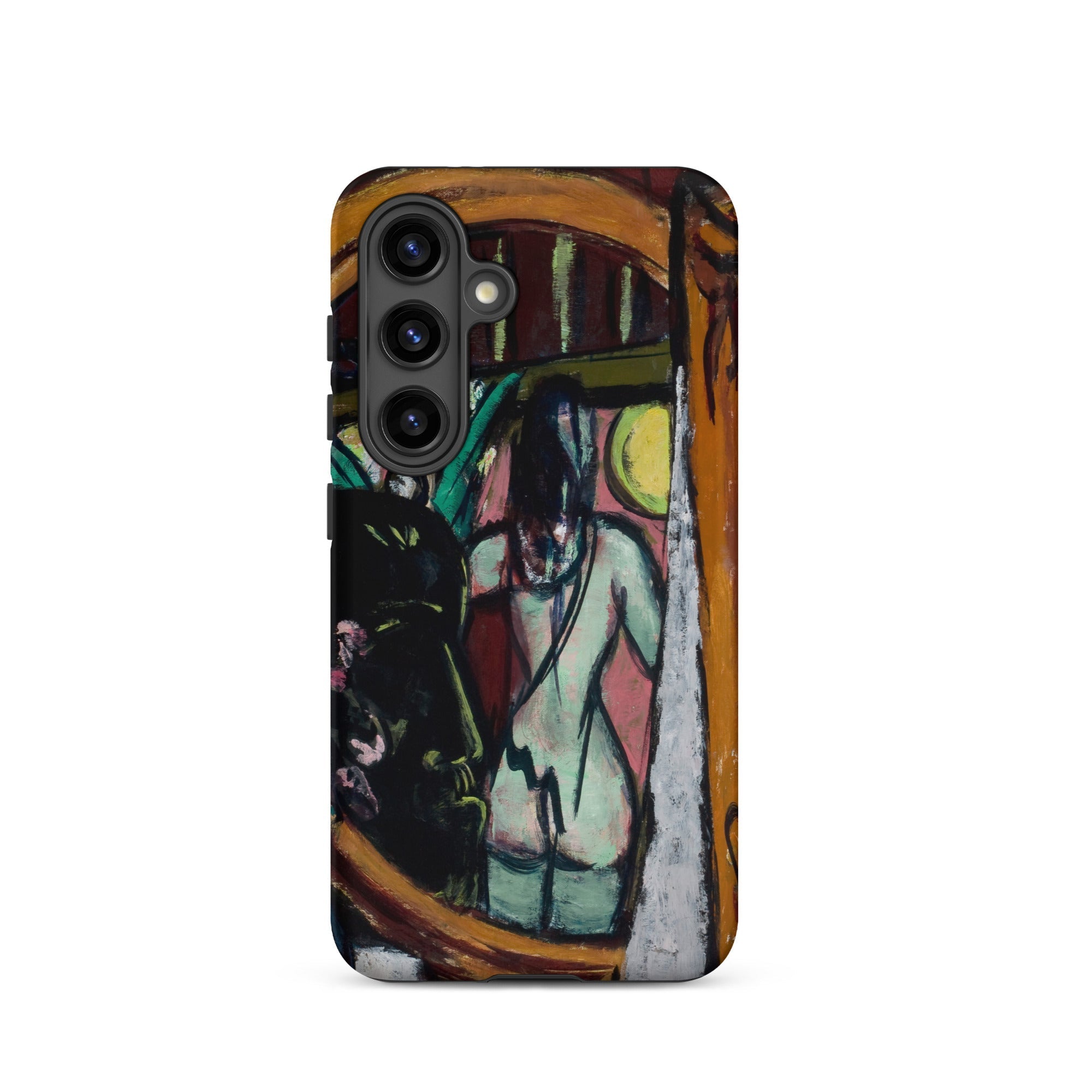 Sculptor’s Studio Max Beckmann Samsung Case, Galaxy S24 / Matte, Smartphone Case Colorful Abstract Painting