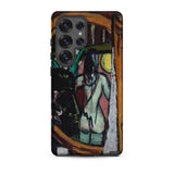 Sculptor’s Studio - Max Beckmann Samsung Case, Galaxy S25 Ultra / Matte, Black Smartphone Case Abstract Painting Design