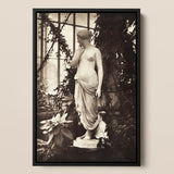 Sculpture of Venus Art Print / Canvas, 12x18’’ / 31x46cm / Black Frame, Posters Prints & Visual Artwork, Toby Leon