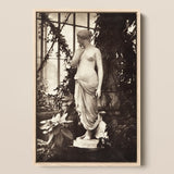 Sculpture of Venus Art Print / Canvas, 12x18’’ / 31x46cm / Natural Frame, Posters Prints & Visual Artwork, Toby Leon