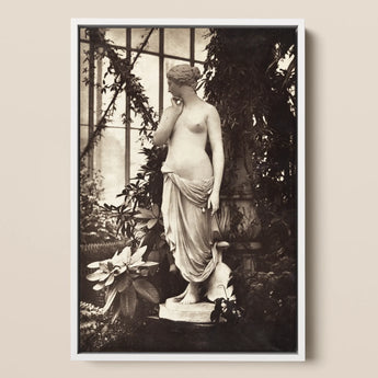 Sculpture of Venus Art Print / Canvas, 12x18’’ / 31x46cm / White Frame, Posters Prints & Visual Artwork, Toby Leon