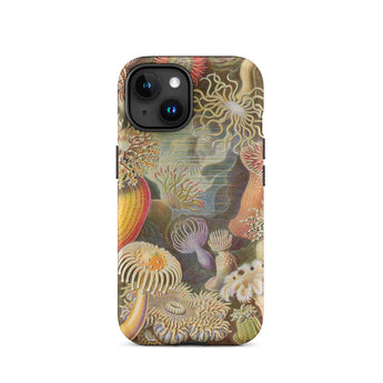 Sea Anemones - Ernst Haeckel Iphone Case, 15 / Matte, Sea Anemone Patterned Phone Case