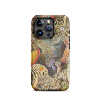 Sea Anemones - Ernst Haeckel Iphone Case, 15 Pro / Matte, Sea Anemone-themed Phone Case