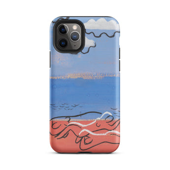 He and Sea Beach - Mikulas Galanda Iphone Case, 11 Pro / Matte, Phone Case Beach Scene