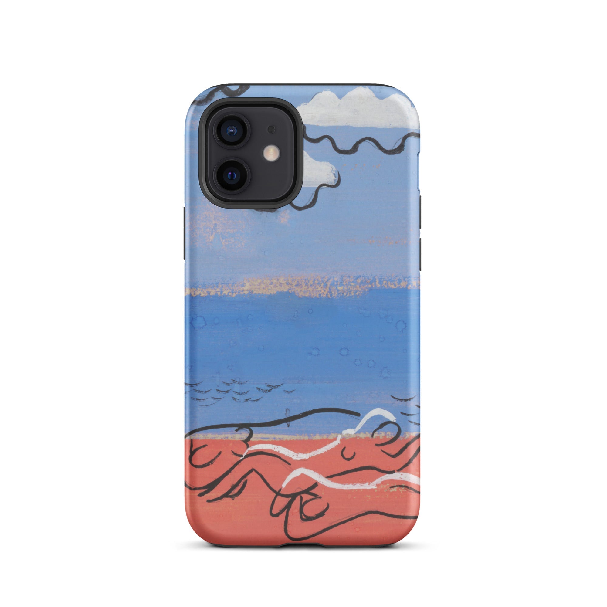 He and Sea Beach Mikulas Galanda Iphone Case, 12 / Matte, Artistic Phone Case
