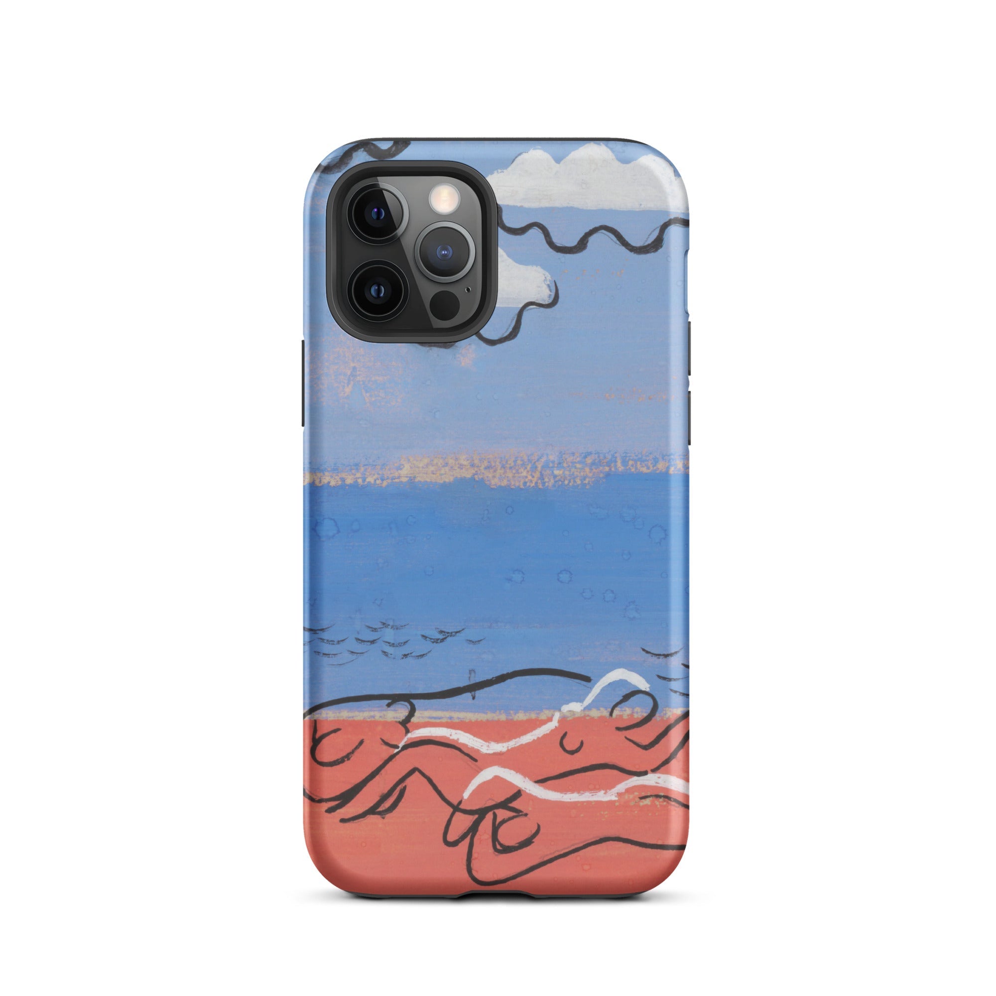 He and Sea Beach Mikulas Galanda Iphone Case, 12 Pro / Matte, Iphone Case Beach Scene