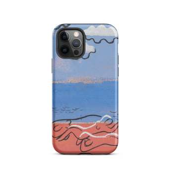 He and Sea Beach - Mikulas Galanda Iphone Case, 12 Pro / Matte, Iphone Case Beach Scene