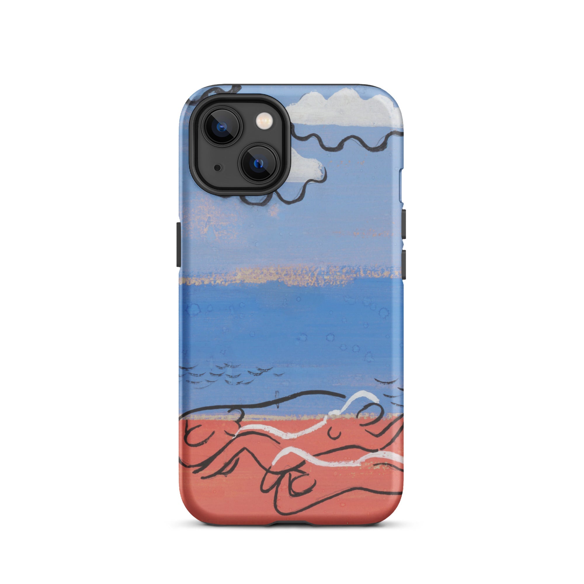 He and Sea Beach Mikulas Galanda Iphone Case, 13 / Matte, Iphone Case Beach Scene