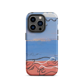 He and Sea Beach - Mikulas Galanda Iphone Case, 14 Pro / Matte, Phone Case Beach Scene