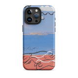 He and Sea Beach - Mikulas Galanda Iphone Case, 15 Pro Max / Matte, Artistic Phone Case