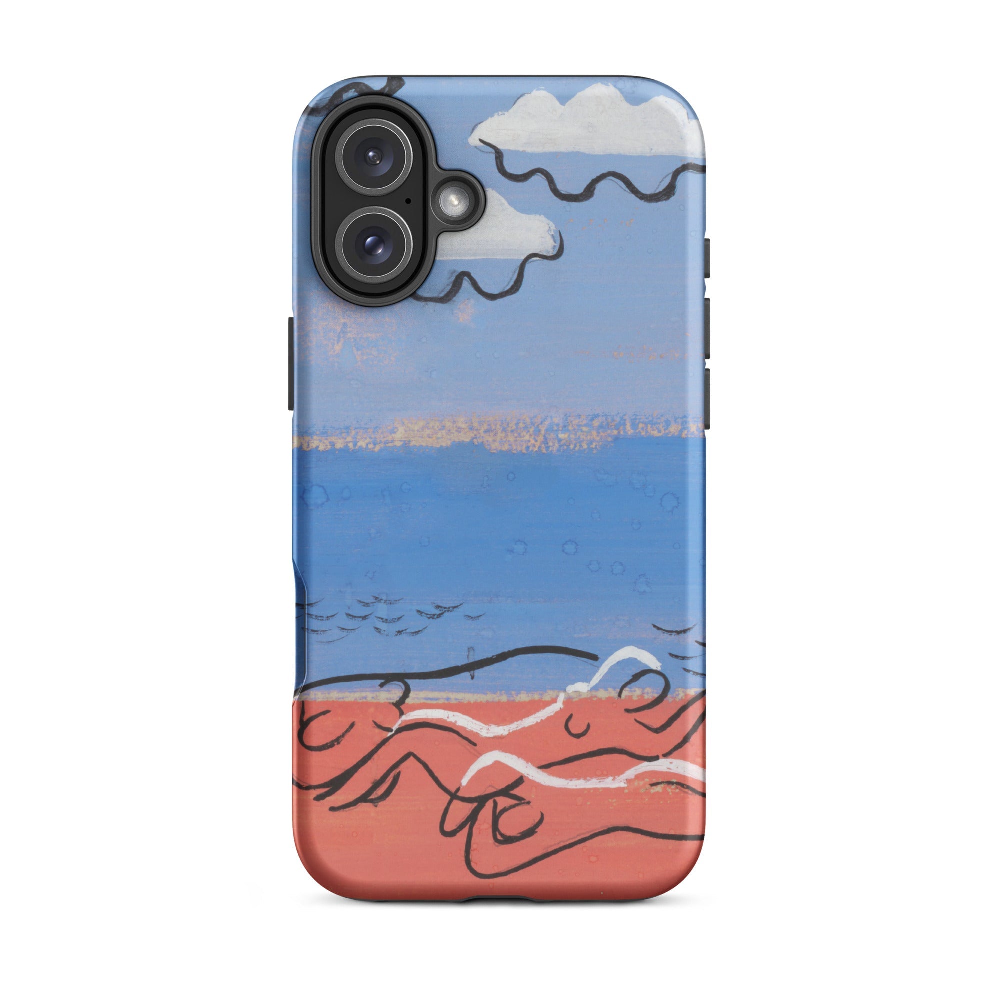He and Sea Beach Mikulas Galanda Iphone Case, 16 Plus / Matte, Phone Case Beach Scene