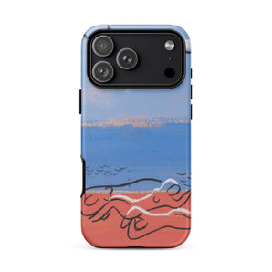 He and Sea Beach - Mikulas Galanda Iphone Case, 17 Pro Max / Matte, Mobile Phone Cases, Toby Leon