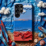 He and Sea Beach - Mikulas Galanda Phone Case, Mobile Cases, Toby Leon