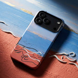 He and Sea Beach - Mikulas Galanda Iphone Case, Mobile Phone Cases, Toby Leon