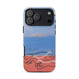 He and Sea Beach - Mikulas Galanda Phone Case Iphone 17 Pro Max / Matte Iphone 13 Pro Max Case Desert Landscape Design Mikulas Galanda