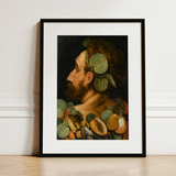Sea God - Frans Floris Flemish Renaissance Art Print / Canvas, 12x16’’ / 31x41cm / Black Frame / Matboard, Posters Prints & Visual Artwork,