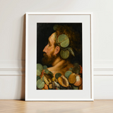Sea God - Frans Floris Flemish Renaissance Art Print / Canvas, 12x16’’ / 31x41cm / White Frame / Matboard, Posters Prints & Visual Artwork,