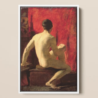 Seated Male Model - William Etty Art Print / Canvas, Posters Prints & Visual Artwork, Toby Leon