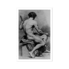 Seated Male Nude - Anton Raphael Mengs Fine Art Print, Nude Male Figure