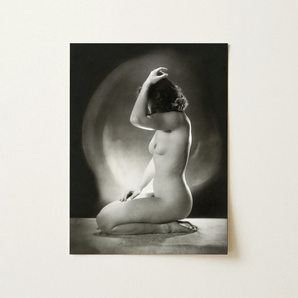 Seated Nude Woman - Jacob Merkelbach Art Print / Canvas, Inside Jacob Merkelbach’s, Jacob Merkelbach’s Leidseplein, Merkelbach’s