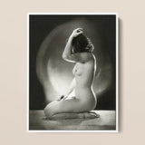 Seated Nude Woman - Jacob Merkelbach Art Print / Canvas, Inside Jacob Merkelbach’s, Jacob Merkelbach’s Leidseplein, Merkelbach’s