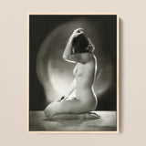 Seated Nude Woman - Jacob Merkelbach Art Print / Canvas, Inside Jacob Merkelbach’s, Jacob Merkelbach’s Leidseplein, Merkelbach’s