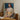 Abstract Portrait Painting Light Wood Frame Stylized Geometric Vilhelm Lundstrøm, Builds, Face Stays Empty, Rose Blush Riding, Single Olive