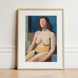 Seated Woman - Vilhelm Lundstrøm Art Print / Canvas, Vilhelm Lundstrøm, Vilhelm Lundstrøm Builds, Face Stays Empty, Rose Blush Riding,