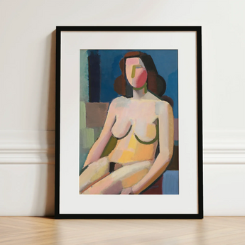 Seated Woman - Vilhelm Lundstrøm Art Print / Canvas, Vilhelm Lundstrøm, Vilhelm Lundstrøm Builds, Face Stays Empty, Rose Blush Riding,