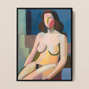 Seated Woman - Vilhelm Lundstrøm Art Print / Canvas, Vilhelm Lundstrøm, Vilhelm Lundstrøm Builds, Face Stays Empty, Rose Blush Riding,