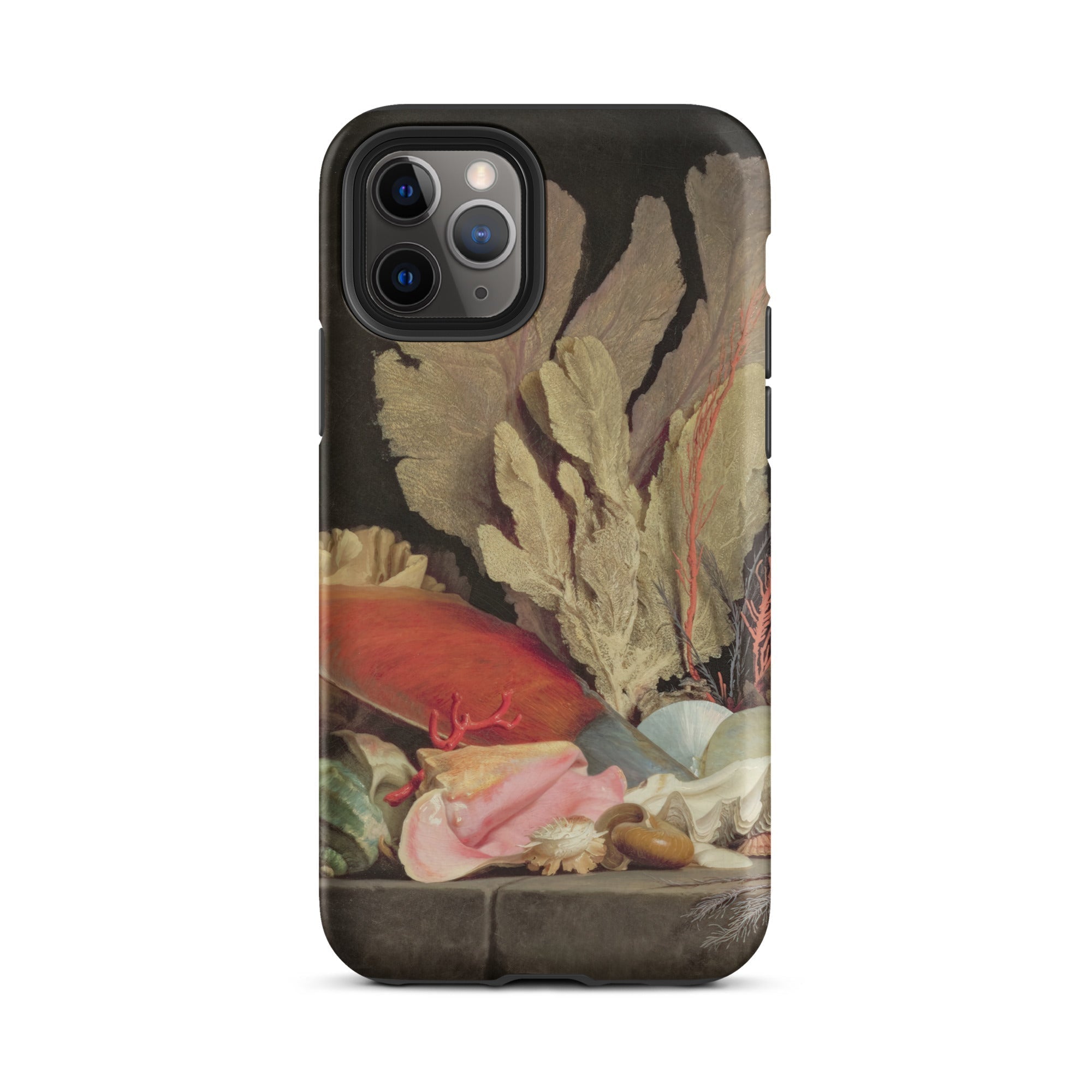 Seaweed Lithophytes & Seashells Anne Vallayer Coster Iphone Case, 11 Pro / Matte, Iphone Case Marine Themed Design
