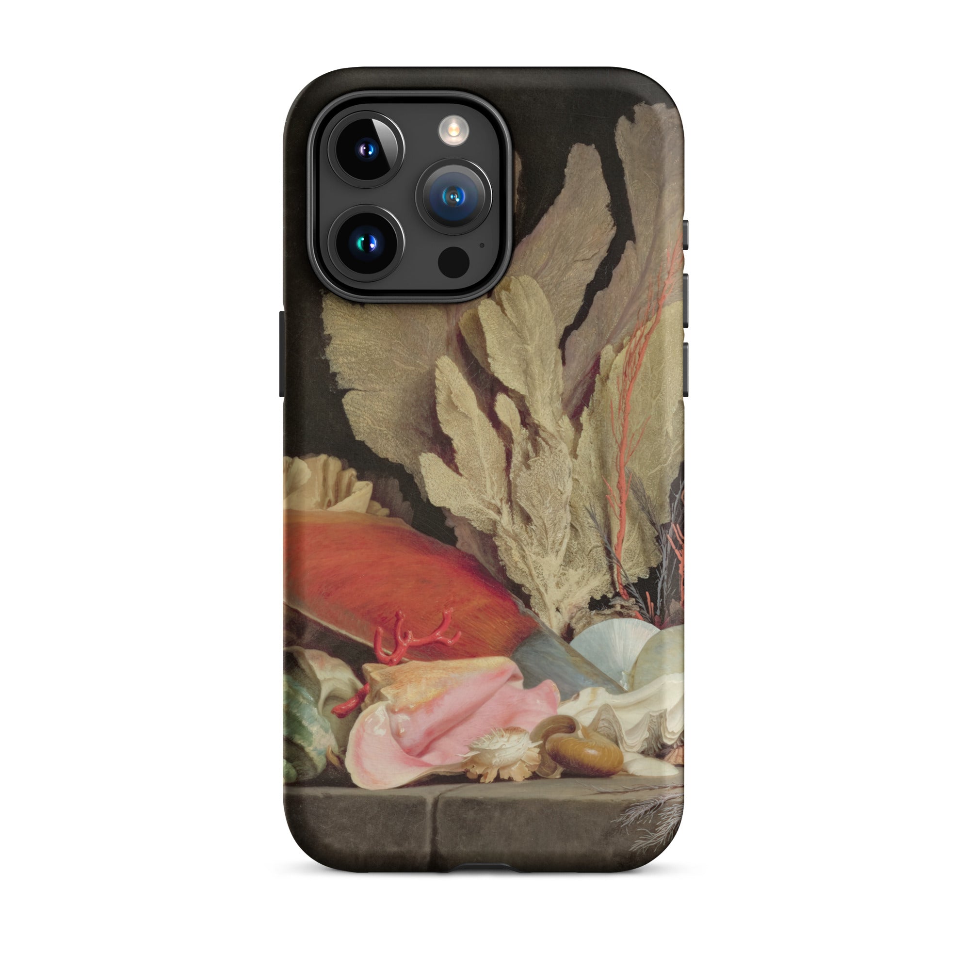 Seaweed Lithophytes & Seashells - Anne Vallayer Coster Iphone Case, 15 Pro Max / Matte, Iphone Case Life Design