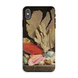 Seaweed Lithophytes & Seashells - Anne Vallayer Coster Iphone Case, Xs Max / Matte, Phone Case Life Coral Shells