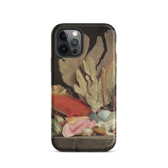 Seaweed Lithophytes & Seashells - Anne Vallayer Coster Phone Case Iphone 12 Pro / Matte Artistic Phone Case Anne Vallayer-coster Iphone,