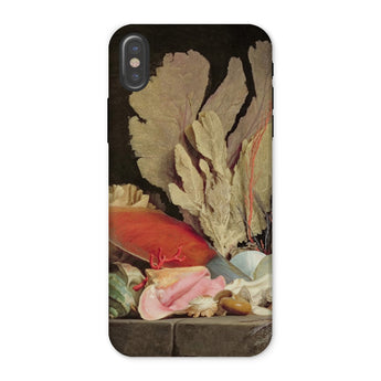 Seaweed Lithophytes & Seashells - Anne Vallayer Coster Phone Case Iphone x / Matte Phone Case Life Seashells Coral Anne Vallayer-coster
