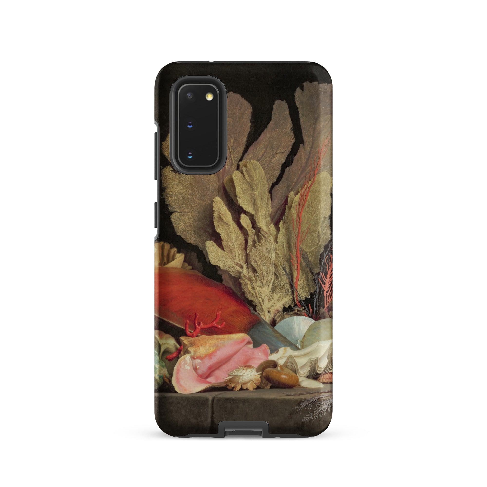 Seaweed Lithophytes & Seashells Anne Vallayer Coster Samsung Case, Galaxy S20 / Matte, Smartphone Nature Themed Protective Case Marine