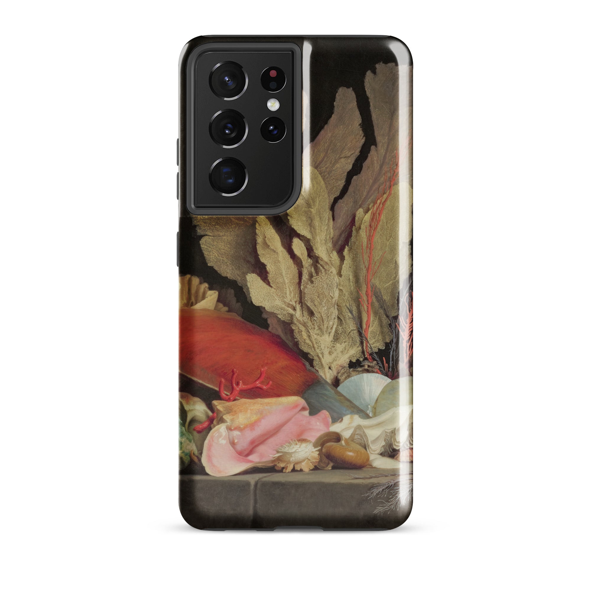 Seaweed Lithophytes & Seashells Anne Vallayer Coster Samsung Case, Galaxy S21 Ultra / Gloss, Samsung Galaxy S21 Ultra Phone Case Life