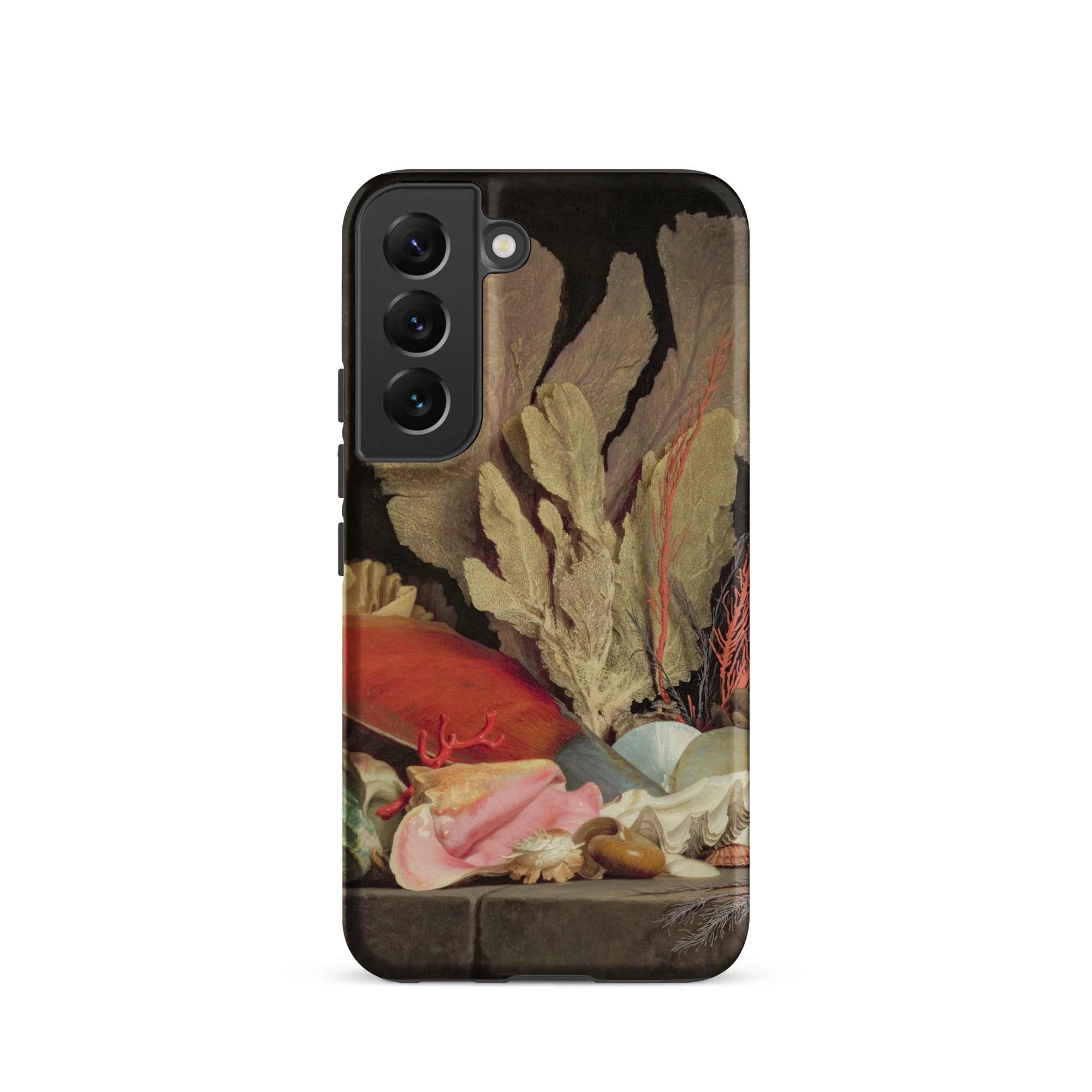 Seaweed Lithophytes & Seashells Anne Vallayer Coster Samsung Case, Galaxy S22 / Matte, Smartphone Nature Themed Case Marine Life