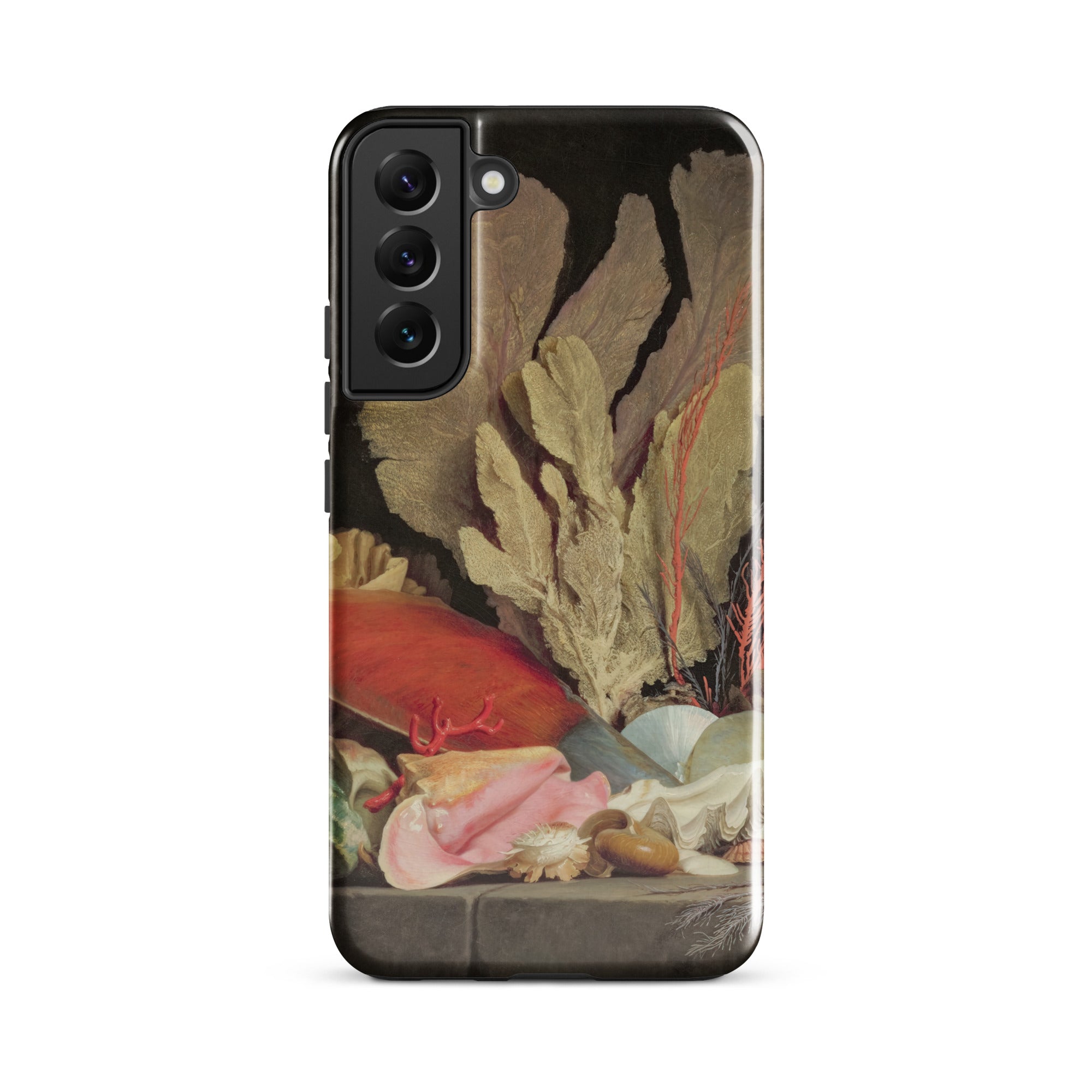 Seaweed Lithophytes & Seashells Anne Vallayer Coster Samsung Case, Galaxy S22 Plus / Gloss, Smartphone Case Abstract Underwater Scene Coral