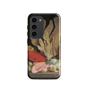 Seaweed Lithophytes & Seashells - Anne Vallayer Coster Samsung Case, Galaxy S23 / Gloss, Black Smartphone Colorful Artistic Case Life