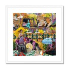 Second Homesick Pt 1 Surreal Thai Collage Art Print, Vibrant Collage Artwork Colorful Toys Dolls Pop Culture
